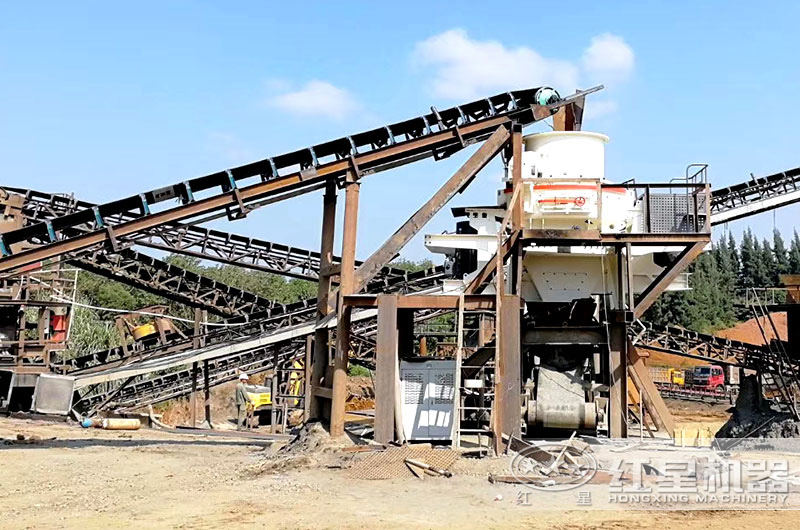 制砂機(jī)成品粒型好，成品多用于建筑工程，道路基建